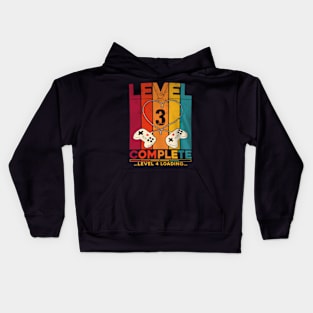 Level 3 Complete Level 4 Loading Video Kids Hoodie